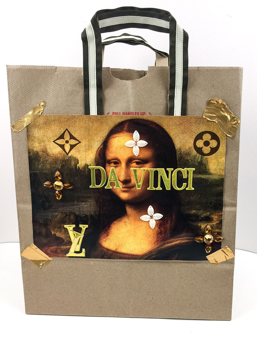 Sold at Auction: Louis Vuitton Da Vinci, Mona Lisa Purse